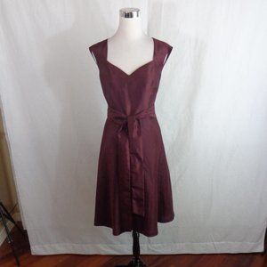 Burgundy Size 8 Dress Formal Cocktal